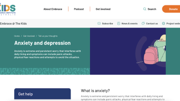 Telethon Kids Institute - Anxiety and Depression